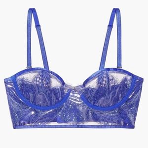 Savage x fenty lace and vinyl bustier still w/tags